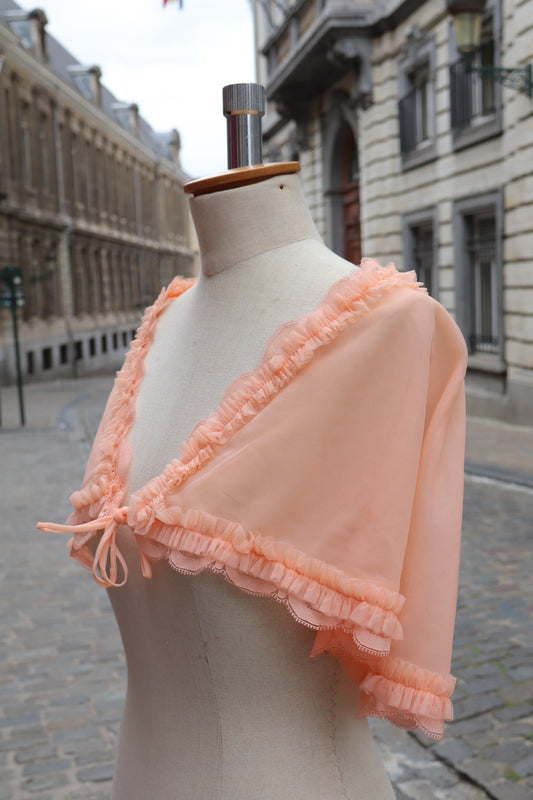 1950’s Italian deadstock lingerie cape - taille unique
