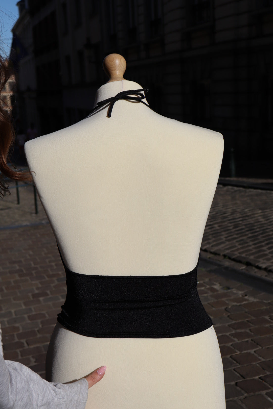 Fendi black beaded top size XXL (it48)