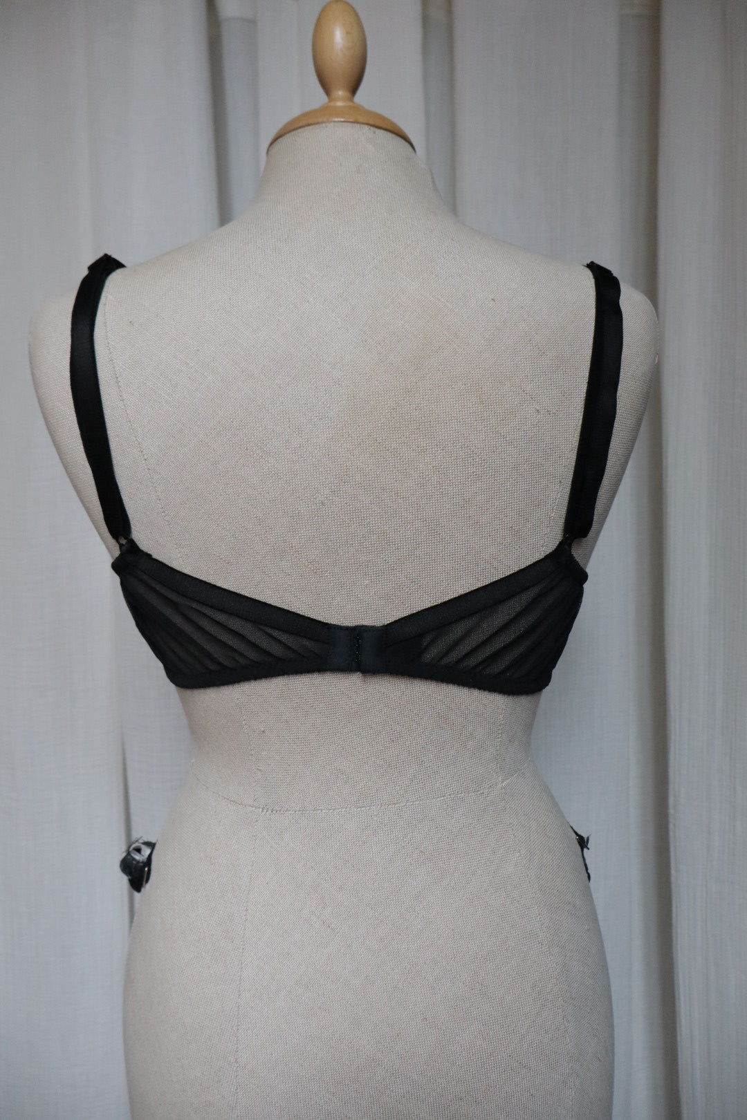 Dior black lace lingerie set bralette & briefs - size L / EU70C-FR85C