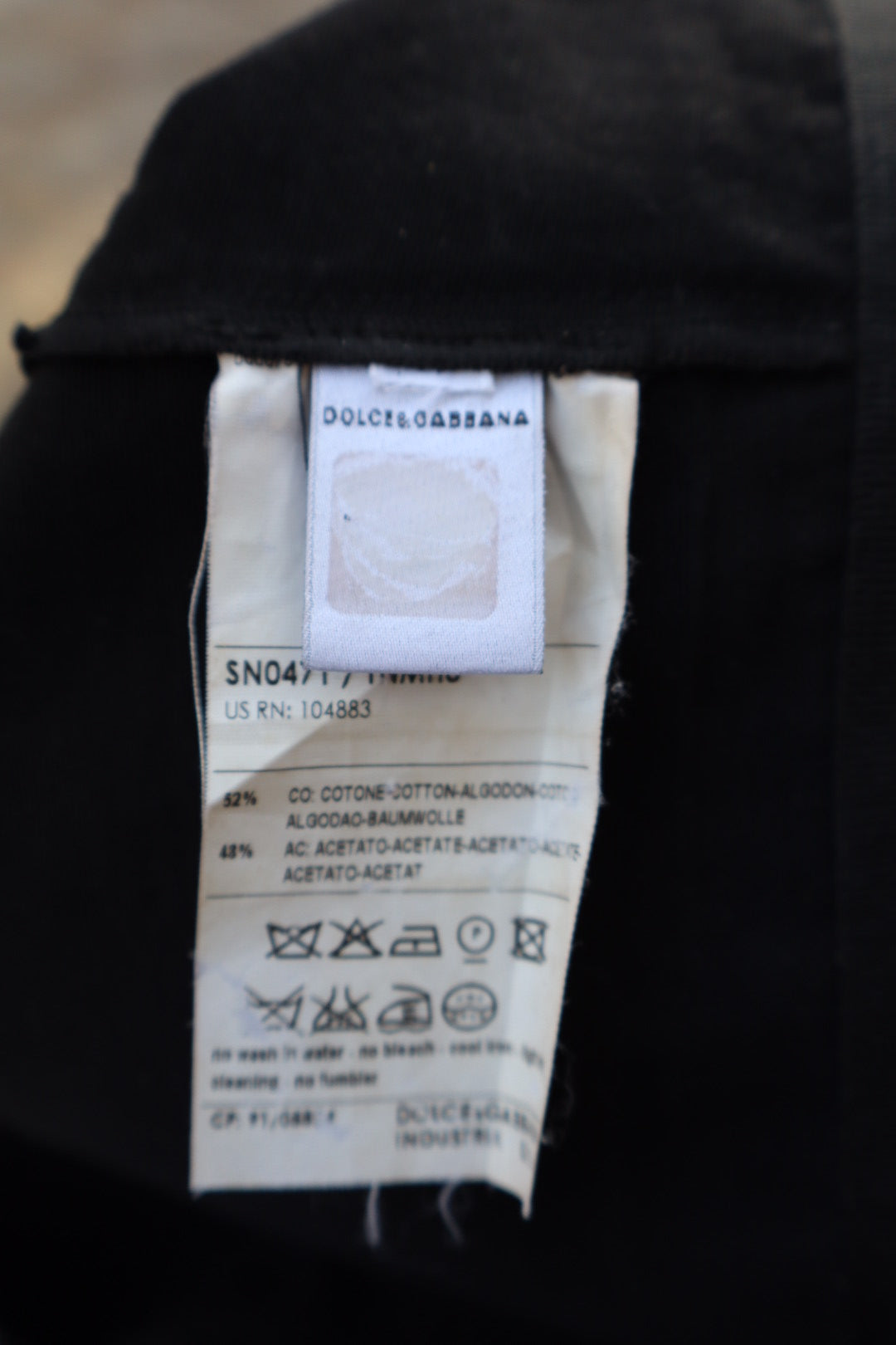 Dolce&Gabbana off the shoulder bustier peplum blouse size L / XL