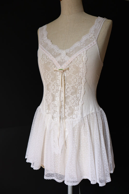 1960’s body slipdress ballerina style size large by Lily Of France