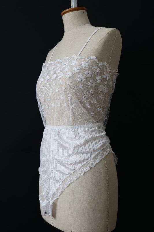White lace body size medium, Made in Spain
