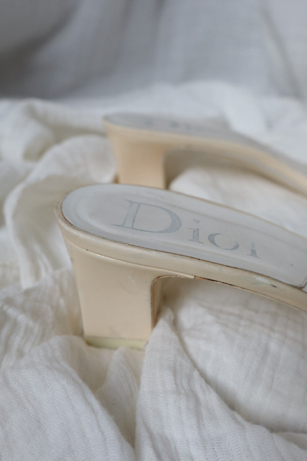 Dior by John Galliano early 2000’s block heels from their iconic girly collection, with lock&key, size 40