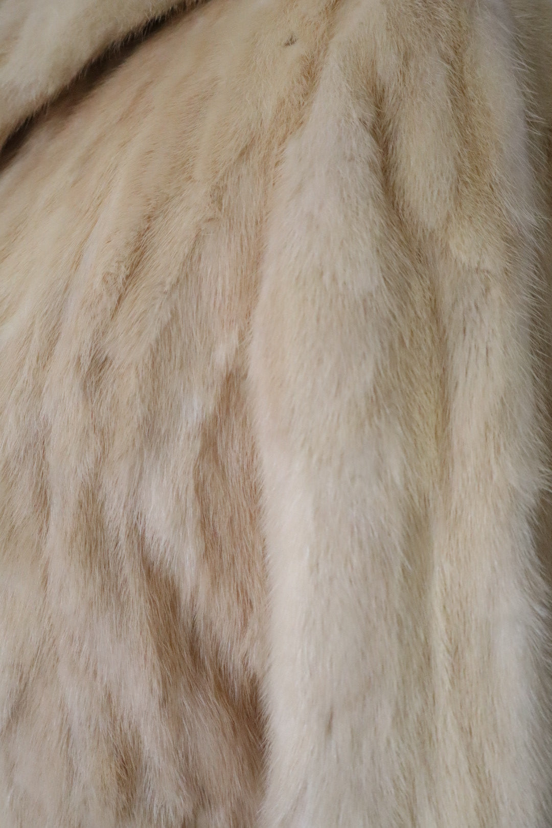 Mink fur coat size S