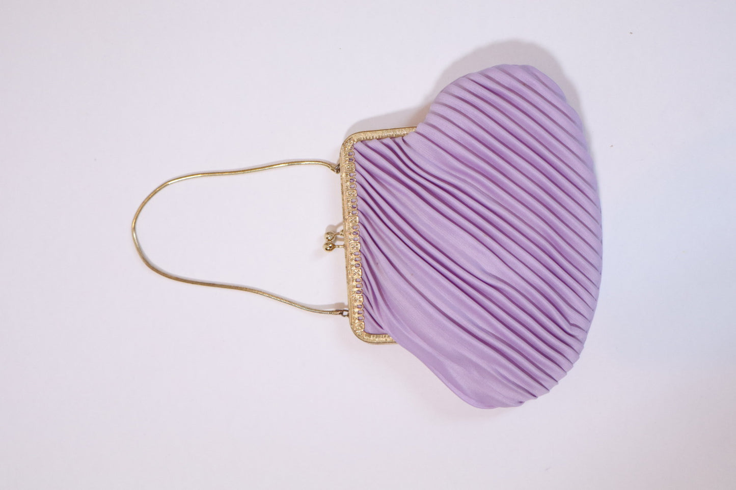 Purple 1960’s deadstock purse with pleads